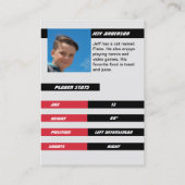 Red Ice Hockey Trading Kaart Contactkaartje (Achterkant)