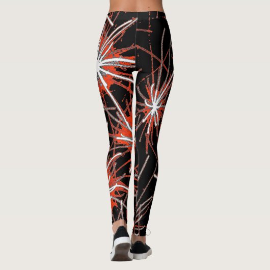 Red Impact Burst Leggings (Achterkant)