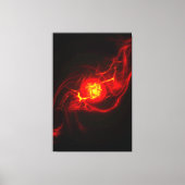 Red Imploding Supernova Stretched Canvas Afdrukken (Voorkant)