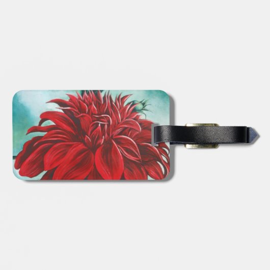 Red in Fury Bagagelabel (Achterkant horizontaal)