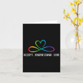 Red in plaats van Autisme Infinity Accepteer inzic Kaart (Gele Bloem)