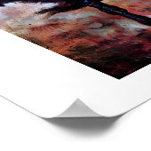 RED INDIAN HUNTING BUFFALO POSTER (Hoek)