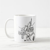 Red Indian op Horseback in Silicon Valley Koffiemok (Links)