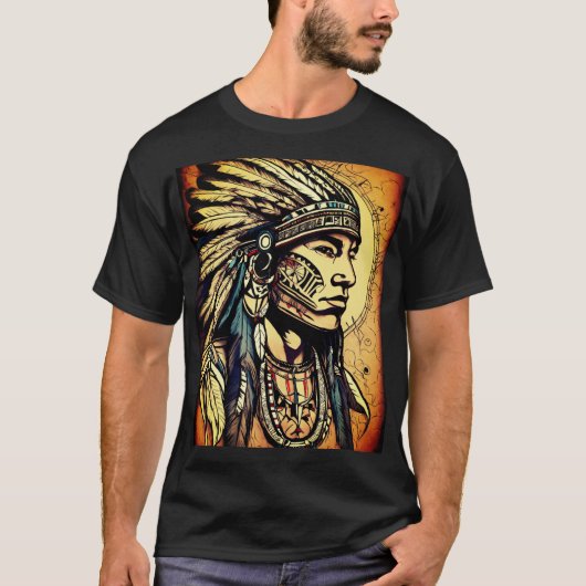 RED INDIAN T-shirt (Voorkant)