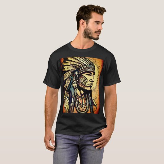 RED INDIAN T-shirt (Voorkant volledig)