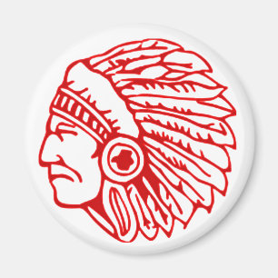 Red Indianus Magneet
