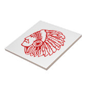 Red Indianus Tegeltje (Zijkant)