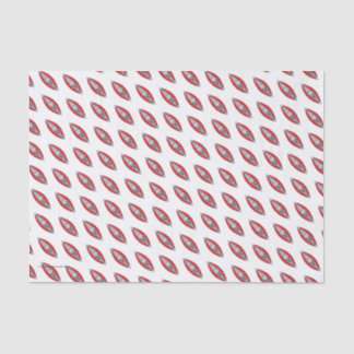 Red Inflatable Kayak Fun Whitewater Theme Tissuepapier