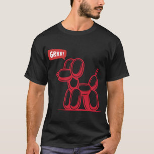Red Ink Party Ballonhond - GRRR! T-shirt