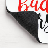 REd inspirerend Badass mousepad Muismat (Hoek)