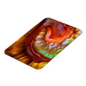 Red Iridescent Fire Opal Magneet (Linkerzijde)
