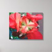 Red Iris Canvas Afdruk (Voorkant)