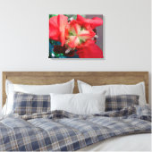 Red Iris Canvas Afdruk (Insitu (Slaapkamer))