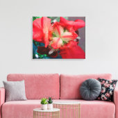 Red Iris Canvas Afdruk (Insitu (Woonkamer))