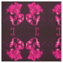 Red Iris Fabric