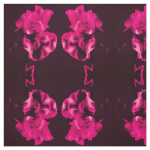 Red Iris Fabric Stof