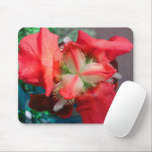 Red Iris Mousepad Muismat (Met muis)