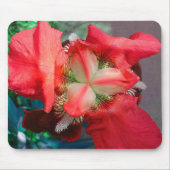 Red Iris Mousepad Muismat (Voorkant)