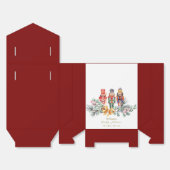 Red It's Cold Outside Nutcracker Baby Shower  Bedankdoosjes (Ongevouwen)