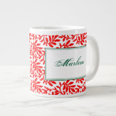 Red Ivy Personalized Mug Grote Koffiekop (Voorkant rechts)
