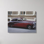 Red Jaguar Mark IX Canvas Afdruk (Voorkant)