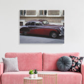Red Jaguar Mark IX Canvas Afdruk (Insitu (Woonkamer))
