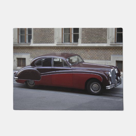 Red Jaguar Mark IX Deurmat (Voorkant)