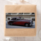 Red Jaguar Mark IX Etiket (Insitu)