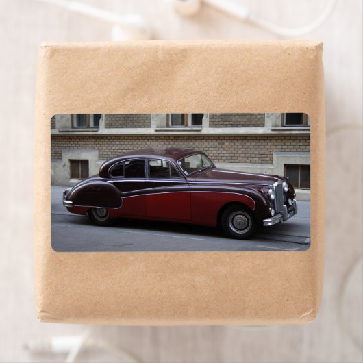 Red Jaguar Mark IX Etiket (Insitu)
