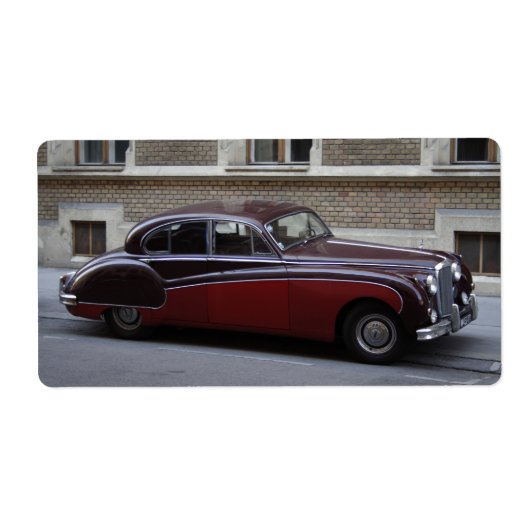Red Jaguar Mark IX Etiket (Voorkant)