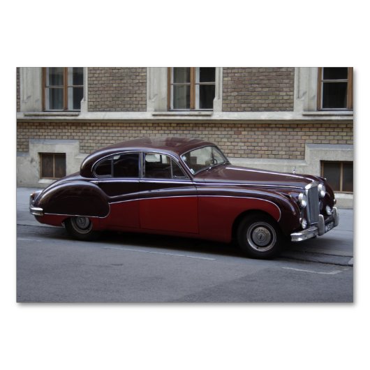 Red Jaguar Mark IX Kaart (Voorkant)