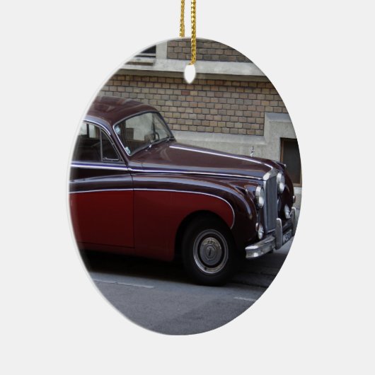 Red Jaguar Mark IX Keramisch Ornament (Rechts)