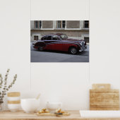 Red Jaguar Mark IX Poster (Keuken)