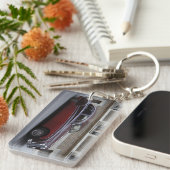 Red Jaguar Mark IX Sleutelhanger (Voorkant Rechts)