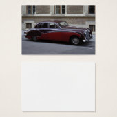 Red Jaguar Mark IX Visitekaartje (Voorkant /achterkant)