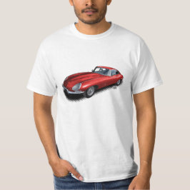 Red Jaguar XKE  Sportauto T-Shirt