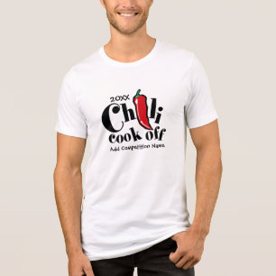 Red Jalapeno Chili Cook uit competitie Tri-Blend Shirt