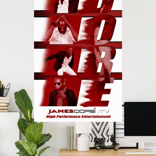 RED James Dore' Poster White achtergrond (Thuiskantoor)