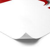 RED James Dore' Poster White achtergrond (Hoek)