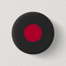 Red Japan Sun Ronde Button 3,2 Cm