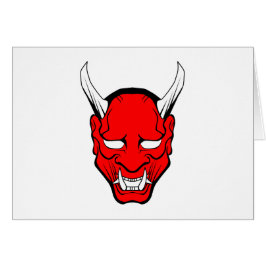 Red Japans Hannya Mask