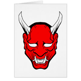 Red Japans Hannya Mask