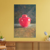 Red Jar 1996 Canvas Afdruk (Insitu (Woonkamer))
