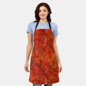 Red Jasper-ontwerp Schort (Gedragen)