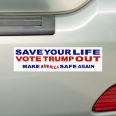Red je leven met de Trump Bumpersticker (Op auto)