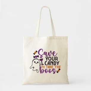 Red je Snoep... ik neem de Boos Funny Halloween. Tote Bag