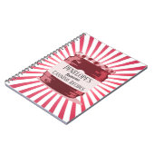 Red Jelly jar je beroemde blikvangers Notitieboek (Linkerzijde)