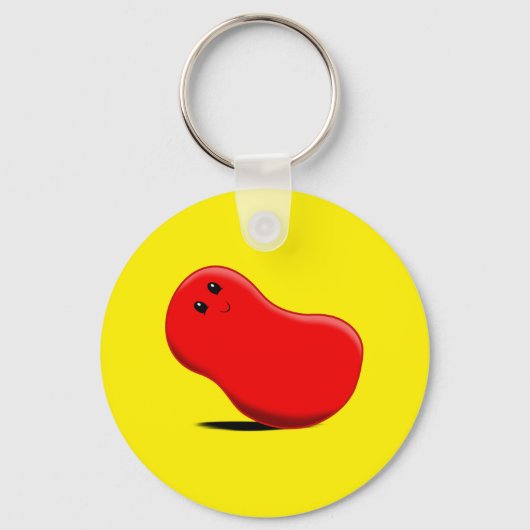 Red Jellybean Sleutelhanger (Voorkant)