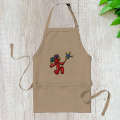 Red Jester Apron Standaard Schort
