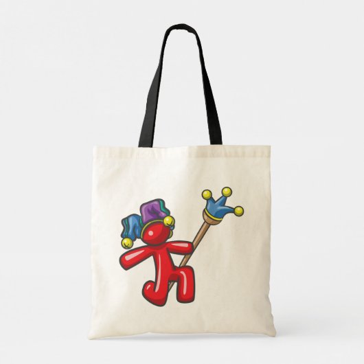 Red Jester Canvas tas (Achterkant)